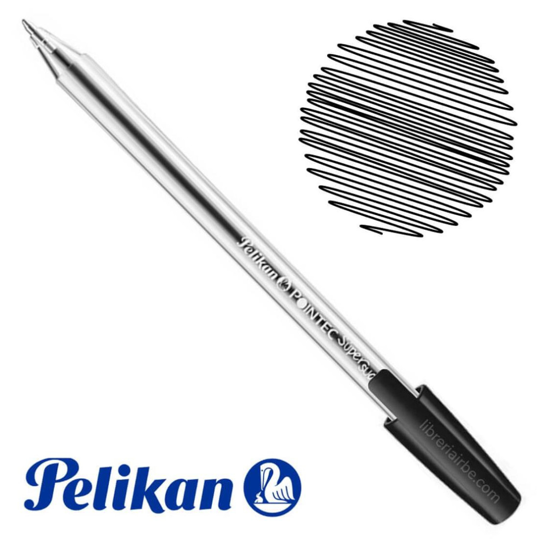 BOLIGRAFO P/MED 1MM PELIKAN POINTEC NEGRO 80578