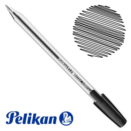 BOLIGRAFO P/MED 1MM PELIKAN POINTEC NEGRO 80578