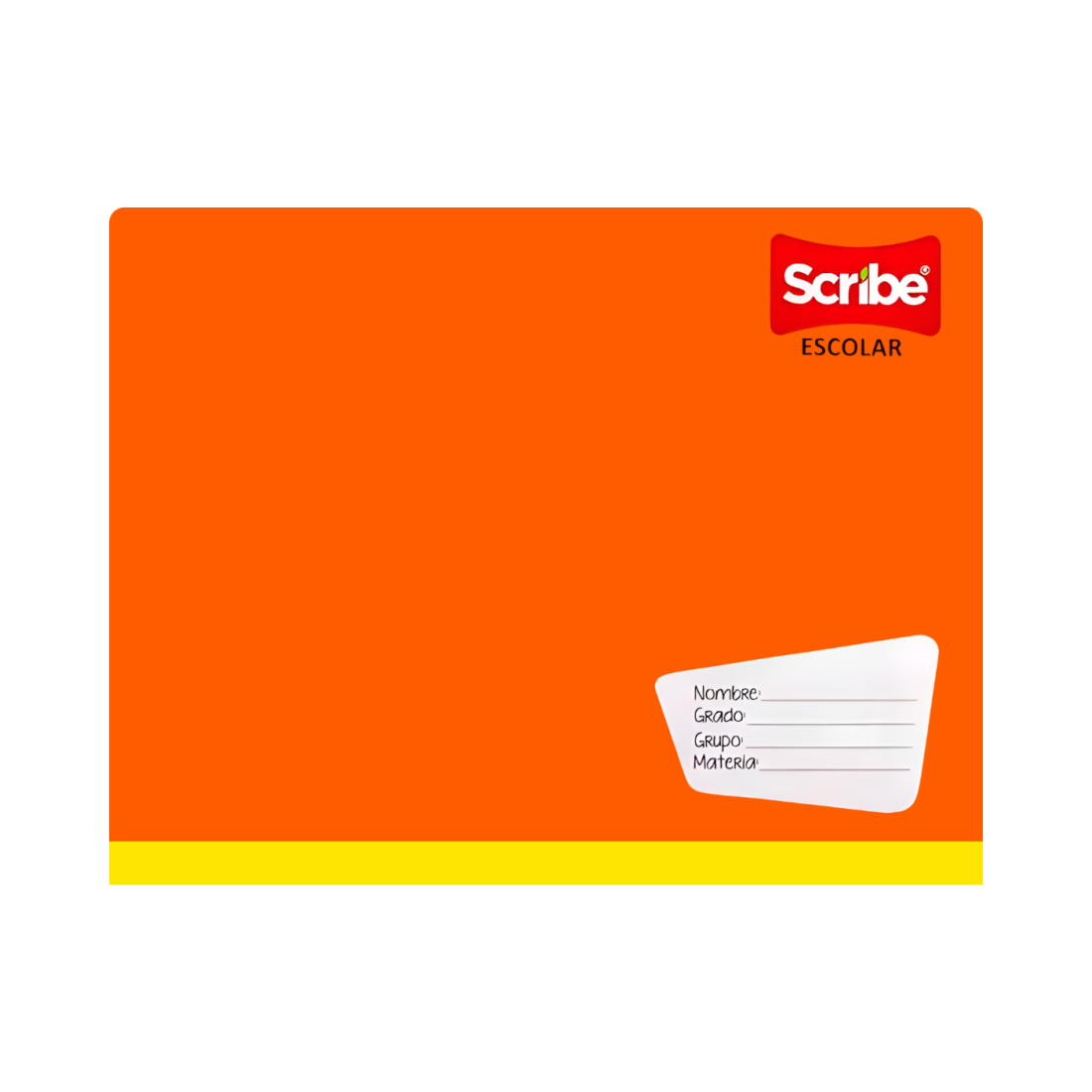 CUADERNO F.I ENG PASTA SCRIBE 6130 RAYA 100H NARANJA 78101