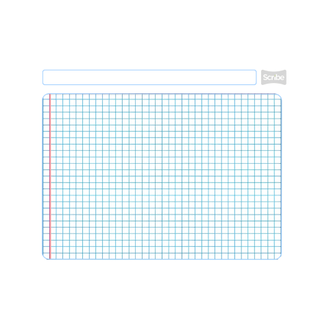 CUADERNO F.I ENG SCRIBE 6132 5MM 100H ROJO 78103