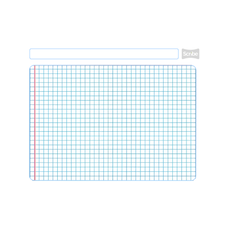 CUADERNO F.I ENG SCRIBE 6132 5MM 100H ROJO 78103