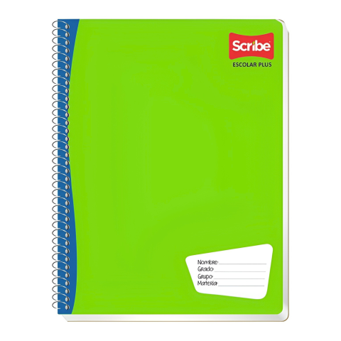 CUADERNO PROF ESP CON SR SCRIBE 7974 DOB RAYA VERDE 193461