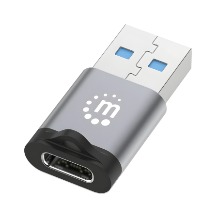 ADAPTADOR MANHATTAN USB-C NEGRO V3.2 GEN1 AM-CH 5GBPS 356305