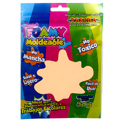 FOAMY MOLDEABLE PASCUA BOLSA C/50 GR CARNE 103033