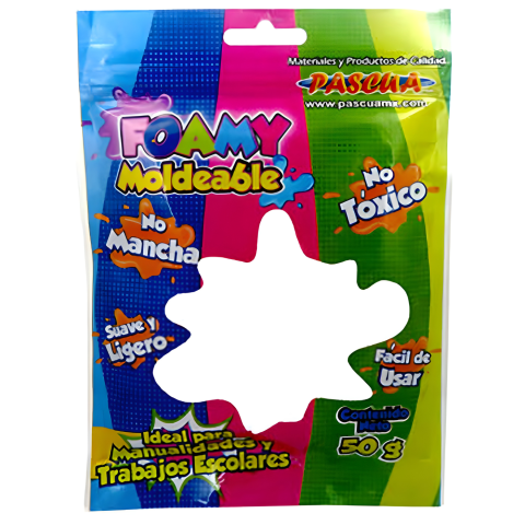 FOAMY MOLDEABLE PASCUA BOLSA C/50 GR BLANCO 103033