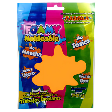 FOAMY MOLDEABLE PASCUA BOLSA C/50 GR MANGO103033
