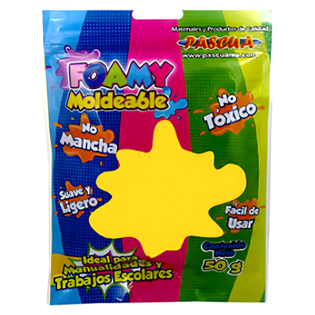 FOAMY MOLDEABLE PASCUA BOLSA C/50 GR AMARILLO 103033