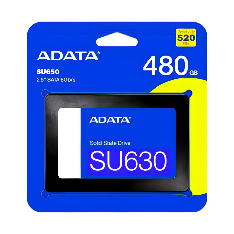 UNIDAD SSD ADATA SU630 480GB SATA III 2,5" ASU630SS-480GQ-R
