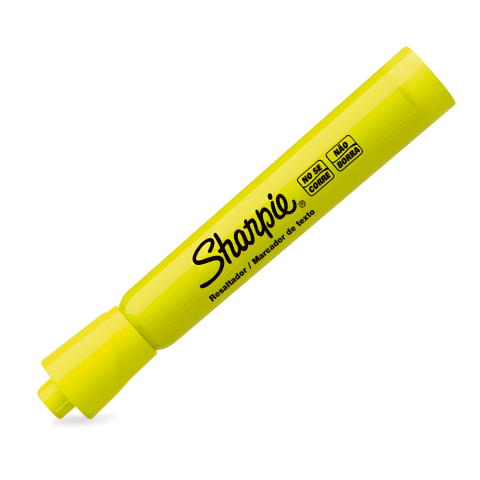 MARCADOR FLOURE.P/CINCEL SHARPIE 1812716 AMARILLO 55549