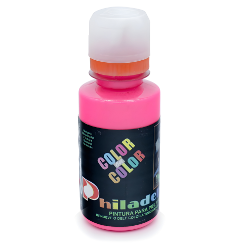 PINTURA PHILADELPHIA ROJO NEON FLUORESCENTE 120ML  88829