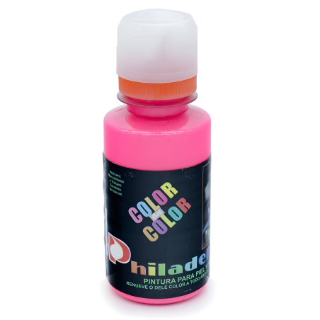 PINTURA PHILADELPHIA ROJO NEON FLUORESCENTE 120ML  88829