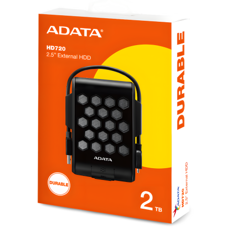 DISCO DURO EXTERNO ADATA HD720 2TB 3.0 NEGRO