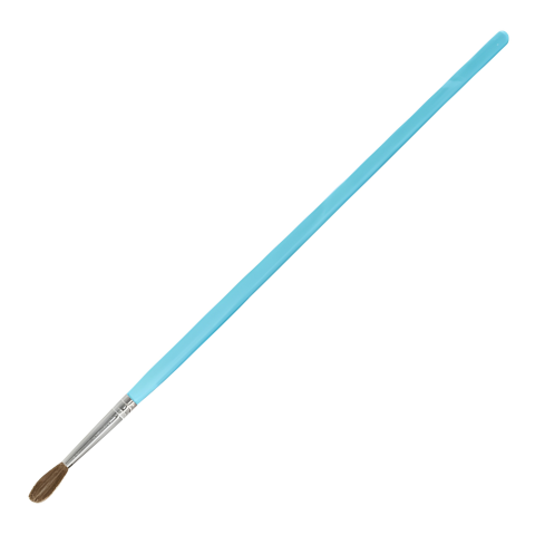 PINCEL SEMIPRO TAMAÑO 6 AZUL MANGO DE PLASTICO 19306