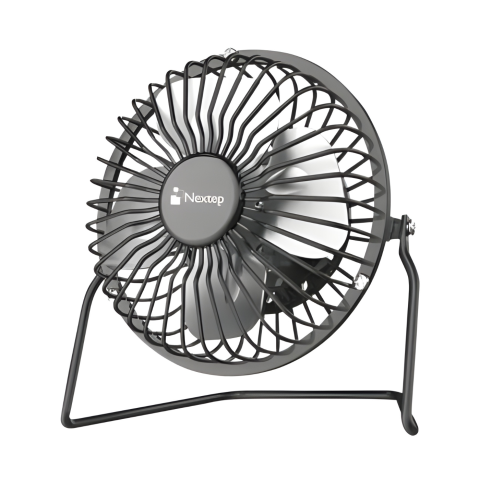 MINI VENTILADOR NEXTEP DE ESCRITORIO METALICO USB A 4 NE-690