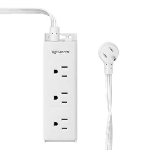 TIRA MULTICONTACTO STEREN 9 SALIDAS 1.1M BLANCO 905-3004