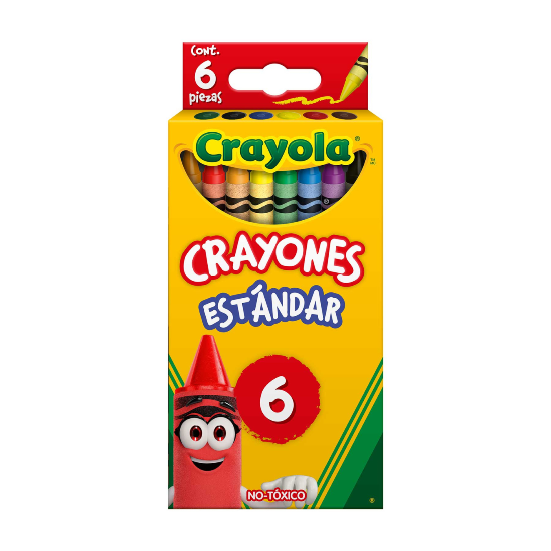 CRAYON CON 6 CRAYONES CRAYOLA      19705