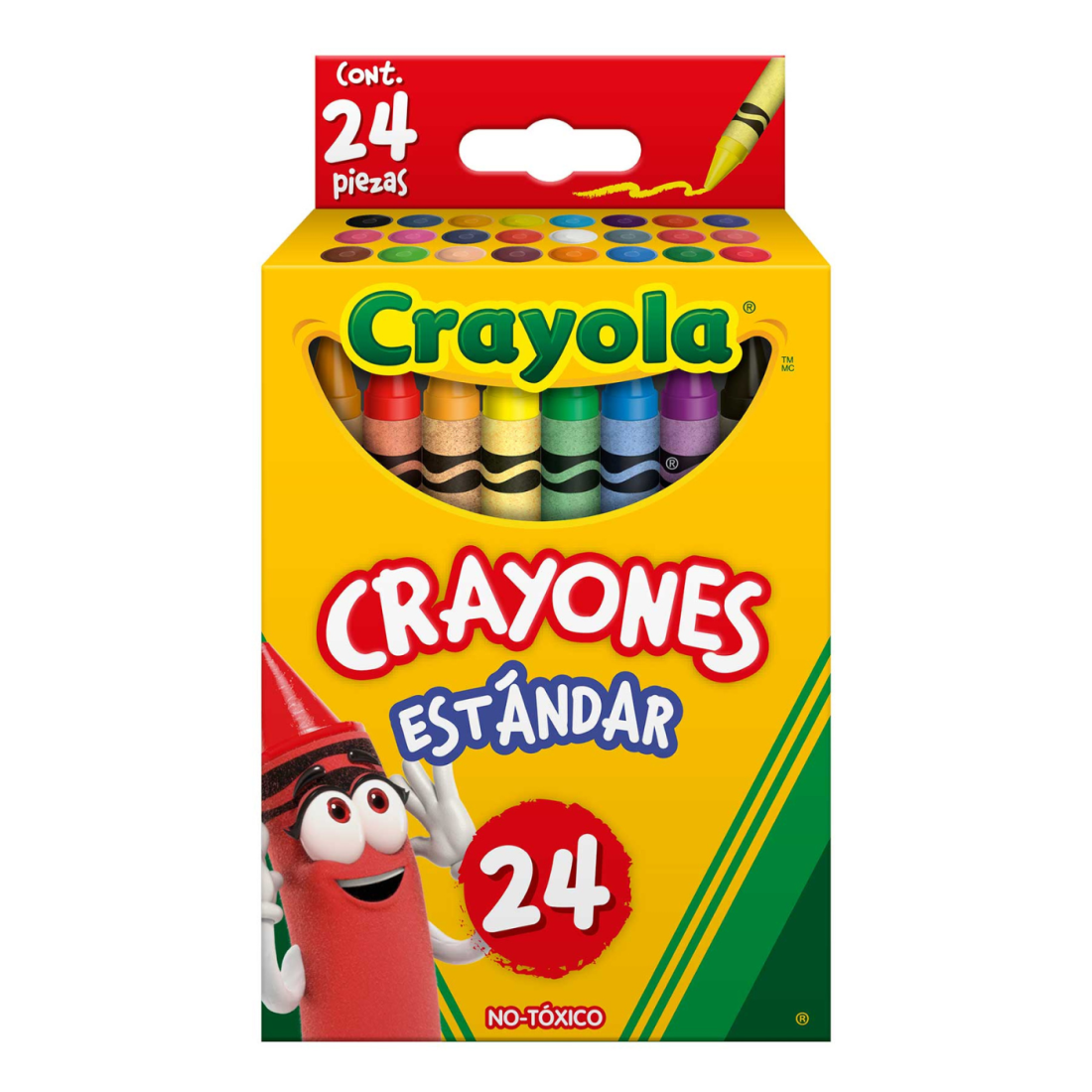 CRAYON C/24 CRAYOLA 52-3024 ESTANDAR  CAJITA 019710