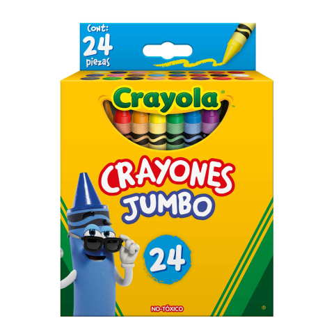 CRAYON C/24 CRAYOLA 52-0324 JUMBO CAJITA 019712