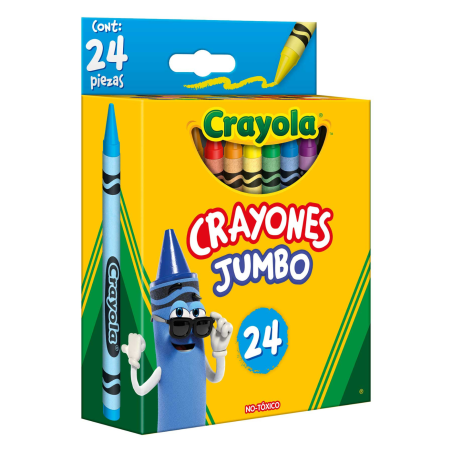 CRAYON C/24 CRAYOLA 52-0324 JUMBO CAJITA 019712