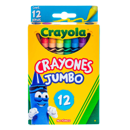 CRAYON C/12 CRAYOLA 52-0312 JUMBO 19715