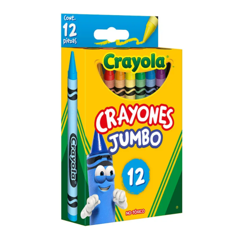 CRAYON C/12 CRAYOLA 52-0312 JUMBO 19715