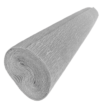 CREPE METALICO PASCUA CARPETA 50 CM X 2 MTS PLATA 23510