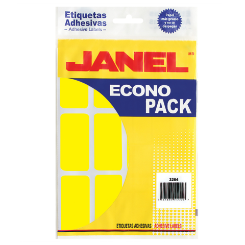 ETIQUETA FLOUREC. AMAR. ECONOPACK JANEL V.MOD 24 32X64 66636