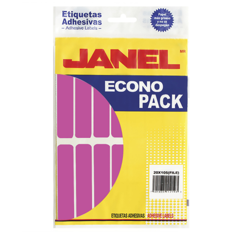 ETIQUETA FLOUREC. ROSA JANEL ECONOPACK V.MOD 20 20X100 66635