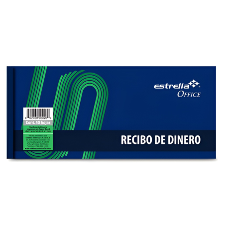 BLOCK ESTRELLA RECIBO DE DINERO C/50  59705