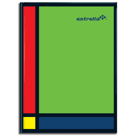 LIBRETA F.F PASTA DURA ESTRELLA 0370 6 MANOS 288HJS 038505