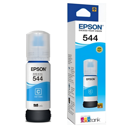 TINTA EPSON 544 T544220-AL CYAN BOTE ECOTANL L3110 7500PAG