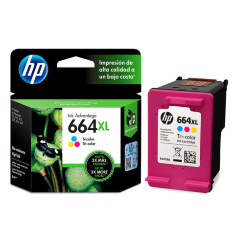 TINTA HP 664 XL F6V30AL INK ADVANTAGE 1115 TRICOLOR  8ML