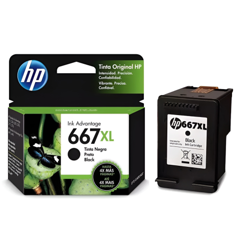 TINTA HP 667 XL 3YM81AL NEGRO DESKJET INK ADVANTAGE 2374