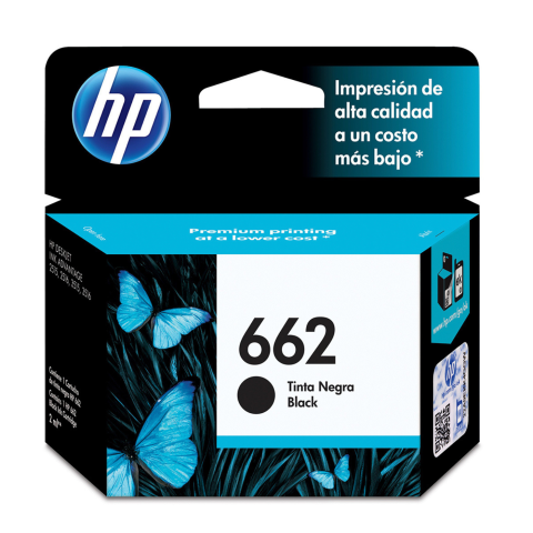 CARTUCHO HP 662 NEGRO