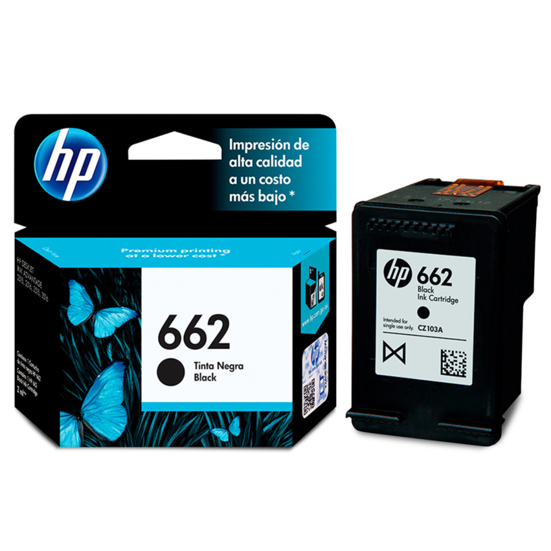 CARTUCHO HP 662 NEGRO