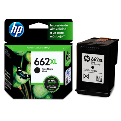 CARTUCHO HP 662XL NEGRO 6.5 ML