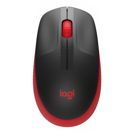 MOUSE LOGITECH M190 INALAMBRICO AMBIDIESTRO ROJO 910-005904