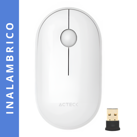 MOUSE ACTECK OPTIMIZE EDGE MI460 NALAMBRICO BLANCO MS-1518
