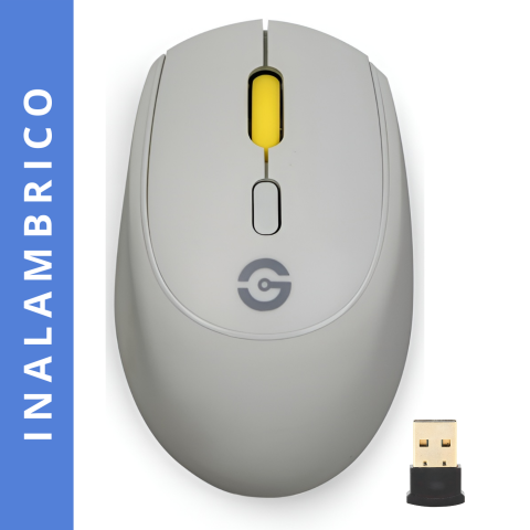 MOUSE WIRELESS GETTTECH GAC-24407G COLORFUL GRIS