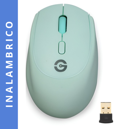 MOUSE WIRELESS GETTTECH GAC-24408M COLORFUL MENTA