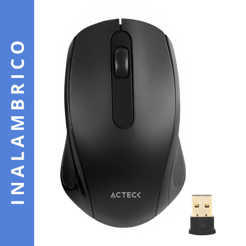 MOUSE ACTECK OPTIMIZE MI240 INALAMBRICO NEGRO MS-1365
