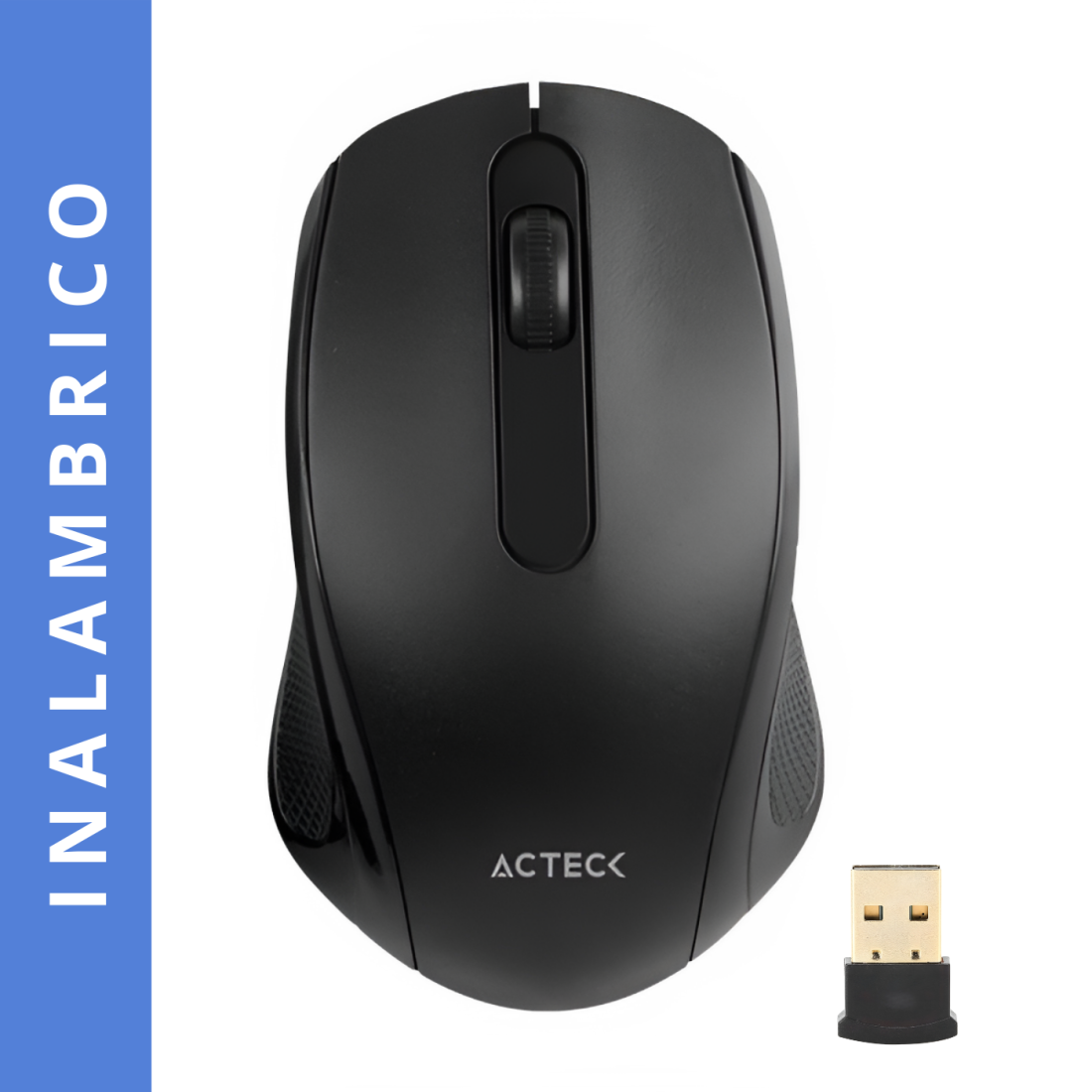MOUSE ACTECK OPTIMIZE MI240 INALAMBRICO NEGRO MS-1365