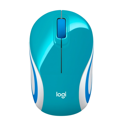 MOUSE LOGITECH M187 MINI INALAMBRICO TEAL 910-005363
