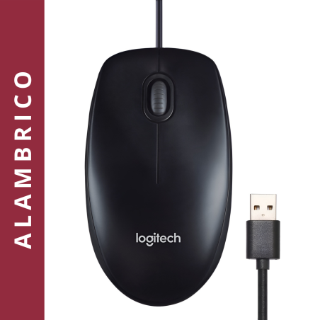 MOUSE OPTICO LOGITECH M90 USB ALAMBRICO