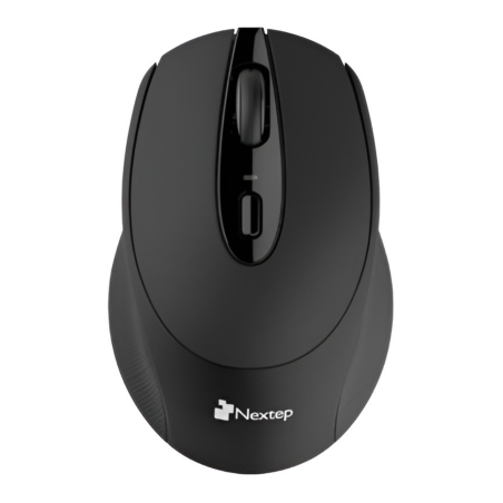 MOUSE NEXTEP INALAMBRICO ERGONOMICO USB NEGRO NE-410E