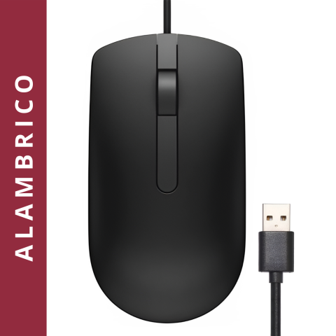 MOUSE DELL USB OPTICO MS116 275-BBCC