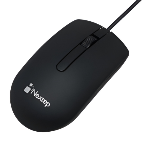 MOUSE NEXTEP ALAMBRICO USB 100DPI NEGRO NE-414
