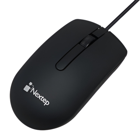MOUSE NEXTEP ALAMBRICO USB 100DPI NEGRO NE-414
