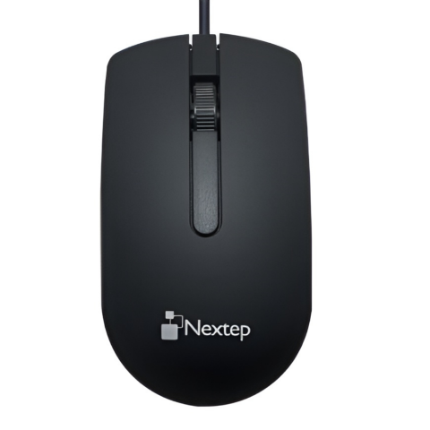 MOUSE NEXTEP ALAMBRICO USB 100DPI NEGRO NE-414