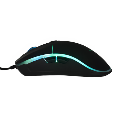 MOUSE GAMER NACEB ALAMBRICO NEGRO RETROILUMINADO RGB 3200DPI